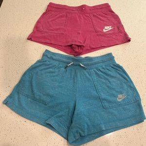 2 Nike shorts